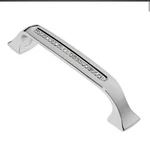 Wisdom Stone 411196CH Bellissima Chrome With Crystals Cabinet Pull, 3-3/4". Fixed Price $9.99.