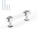 Orger 30X Clear Acrylic Drawer Pulls 3IN Hole Centers Zinc Chrome Cabinet Handle. Fixed Price $56.48.