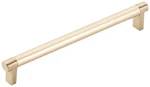 Emtek 84056.REC.SM Smooth 8" Center To Bar Cabinet Pull - Satin Brass /. Fixed Price $38.40.