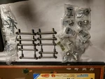 Brainerd 1-1/4" PBF800Y Beaded Knob W/ Backplate Br. Satin Pewter & Pulls 34 Pcs. Fixed Price $39.99.
