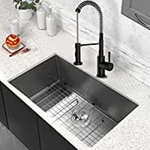 Mensarjor 32" X 19" Undermount Single Bowl Stainless Steel Kitchen Sink *435WB. Fixed Price $259.99.