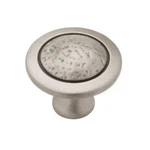 1-1/2" Rough & Smooth Knob Brushed Satin Pewter. Fixed Price $6.20.