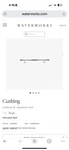 Waterworks Cushing 18 Modern Nickel Appliance Pull. Fixed Price $750.00.