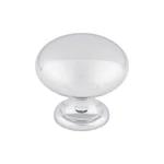 Mushroom 1/4" Diameter Cabinet Round Knob Polished Chrome - Hardware. Fixed Price $12.60.