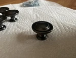 Dark Brushed Metal Knob Cabinet Dresser Hardware Avante. Fixed Price $19.99.