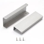 Sunlithor 10-PACK Brushed Nickel 4.72" Cabinet Drawer Finger Pull Handles. Fixed Price $72.71.