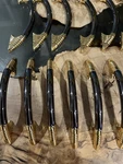 12 Amerock Allison Black Brass Tone Arch Drawer Pull Cabinet Handles. Fixed Price $75.00.