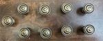 Qty 9 Hafele Cabinet Door Knob / Pull Antique Bronze Finish 134.33.111. Fixed Price $36.00.