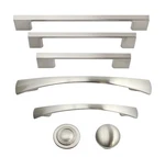 Brushed Nickel Cabinet Hardware Knobs Pulls Handles Kitchen Choose Pack. Fixed Price $35.67.