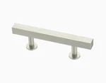(10) Brainerd P37255W-SS, 4-1/2" Stainless Steel Square Bar Cabinet Handle Pull. Fixed Price $23.00.