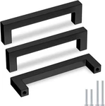 Goldenwarm 45 Pack Black Cabinet Pulls 5" Modern Kitchen Handles. Fixed Price $44.99.