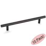 *10 Pack* Cosmas Cabinet Hardware Oil Rubbed Bronze Euro Bar Pull #305-160ORB. Fixed Price $31.85.
