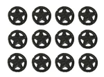 Fancy That Set Of 12 Rustic Brown Western Star Cast Iron Cabinet Knobs Or Dra.... Fixed Price $72.27.