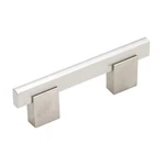 5 Pack Rok Bridge Style 76 Mm Centers Brushed Nickel Cabinet Pull Handle 4-1/4". Fixed Price $39.66.