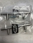 Cosmas 161-3SN Satin Nickel Euro Style Cabinet Bar Pulls 3" Hole Center Lot Of 2. Fixed Price $7.50.