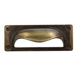 Vintage National Lock Antique English 3" Ctr. Cup Pull Drawer Handle 3824-4A. Fixed Price $9.93.