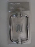 Ikea Faglavik Handles Chrome Plated Pk Of 2 W/ Screws Cabinet Silver Color - New. Fixed Price $26.95.
