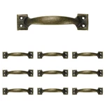 10PCS 6 Inch Rustic Gate Handle Pulls Vintage Utility Door For Home Imp.... Fixed Price $22.39.