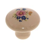Amerock BP72002-FAM Almond Floral Design 1 3/8" Mushroom Cabinet Knob Pulls. Fixed Price $9.10.