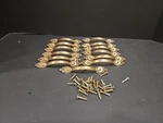 13 Vtg Amerock Carriage House Cabinet Drawer Pull Handles Centers 6424 735-1. Fixed Price $40.00.