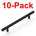 Hickory Hardware 10-PACK 5-1/16" C/c Smooth Round Bar Cabinet Pull, Matte Black. Fixed Price $25.64.