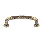 Utopia Alley Riga Pull - Antique Brass Metal Drawer Handle, 3.75". Fixed Price $42.23.
