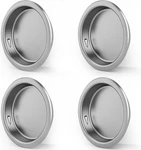 Winsoon 2" Round Closet Door Finger Pulls 4 Pack, Chrome-plated, Silver. Fixed Price $23.99.