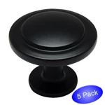 *5 Pack* Cosmas Cabinet Hardware Flat / Matte Black Knobs #5560FB. Fixed Price $5.45.