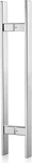 48" H-shaped Heavy Duty Push Pull Door Handle Polished Chrome Finish. Fixed Price $148.99.