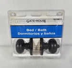 New Gate House Bed/bath Door Knob Handle 0279811 Aged Bronze Finish, Locking. Fixed Price $36.24.