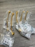 Hickory Hardware American Diner Cabinet Pull - Brushed Golden Brass Lot Of 5. Fixed Price $44.99.