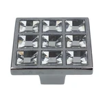 Gliderite K9 1.5" Square Crystal Cabinet Dresser Drawer Knob Chrome 9050-CR-1. Fixed Price $5.49.
