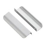 Ravinte 10 Pack Finger Pulls For Cabinets - 128MM/5 Hole Center, Silver Edge. Fixed Price $39.89.