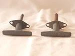 1920-30S Antique Stanley T-shaped Exterior Non-locking Door Deck Handles Nice!!. Fixed Price $50.00.