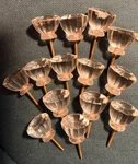 Antique Vintage Style Clear Glass Crystal Cabinet Knob Lot Of 14. Fixed Price $80.00.