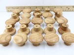 25 Amerock Stain Finished Cabinet Hardware Wooden Knob W/screw & Insert Nos. Fixed Price $23.99.