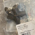 Hickory Hardware Belwith 1-1/2" Starfish Cabinet Knob Drawer Pull PA0111-AM. Fixed Price $13.50.