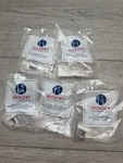 Lot Of 5 Hickory Hardware P3708-CACH Midway Knobs 1" Dia. Crysacrylic W/chrome. Fixed Price $20.69.