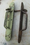 Antique Cast Forged Iron Door Pull Handle Thumb Latch Stanley Hardware Parts Usa. Fixed Price $61.20.