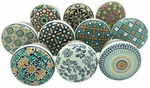 Multicolor Ceramic Knobs Beautiful For Kitchen Cabinet Drawer Door Handle. Fixed Price $62.70.