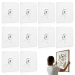 Gjinxi 10 Pcs No Drill Adhesive Hooks, Wall Self Mount Sc.... Fixed Price $12.86.