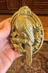 Vintage Cast Iron Forward Facing Parrot Door Knocker Great Beach House Condo. Fixed Price $100.00.