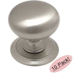 *10 Pack* Cosmas Cabinet Hardware Satin Nickel Backplate Knobs #6542SN. Fixed Price $26.50.