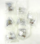 Belwith Keeler Brass Shiny Chrome Flush Cabinet Door Hinges - Qty 10 Nip T218A. Fixed Price $24.95.