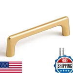 Yagu Modern Cabinet Pulls, 10-PK Polished Brass, 3-3/4" Hole Center. Fixed Price $85.80.