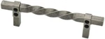 3-1/2" Iron Craft Twisted Pull Tumbled Pewter. Fixed Price $10.22.