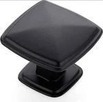 Pack Of 15 Ravinte Kitchen Cabinet Matte Black Square Knob Single Hole Hardware. Fixed Price $21.50.