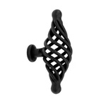 Black Cabinet Pulls Birdcage Iron Door Drawer 3 1/2 Inch. Fixed Price $15.99.