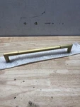 Signature Hardware 450296 12" Lunata Solid Brass Appliance Pull - Satin. Fixed Price $74.99.