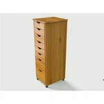 Adeptus Solid Wood 76156 6+2 Drawer Roll Cart - Med Pine. Fixed Price $121.59.